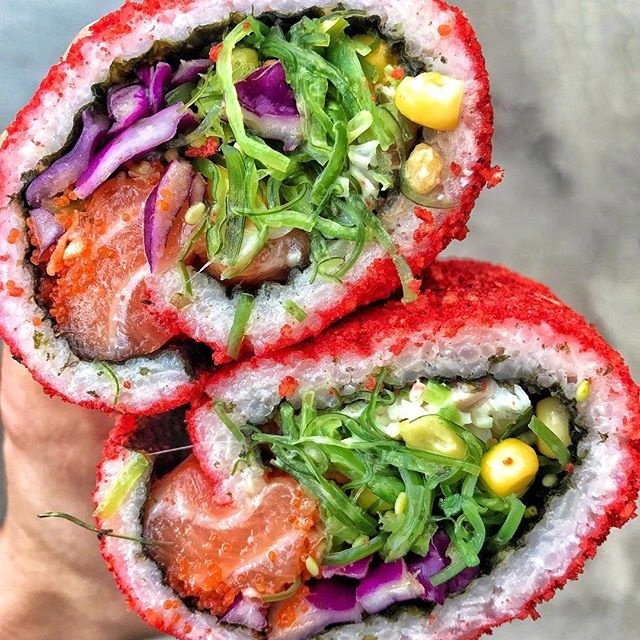 日式料理寿司卷图片