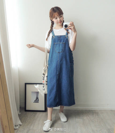 网络美女照片:159cm小女生的显高穿衣搭配技巧 3