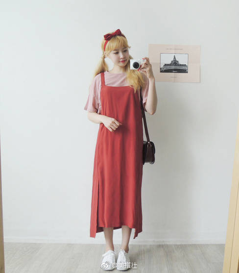 网络美女照片:159cm小女生的显高穿衣搭配技巧 4
