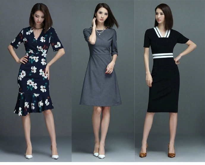 网络美女照片:职业女性的大气职场穿搭技巧穿出 6