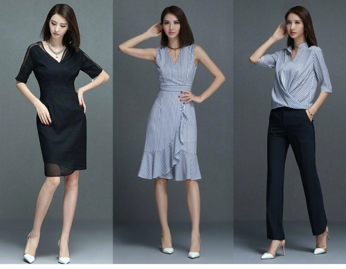 网络美女照片:职业女性的大气职场穿搭技巧穿出 8