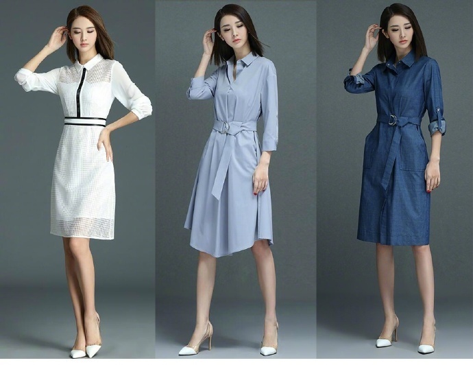 网络美女照片:职业女性的大气职场穿搭技巧穿出 9