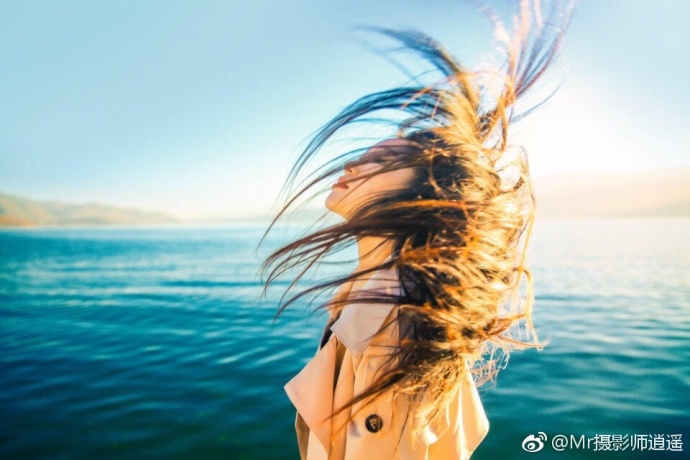 唯美美女大理洱海人像旅行摄影图片 5