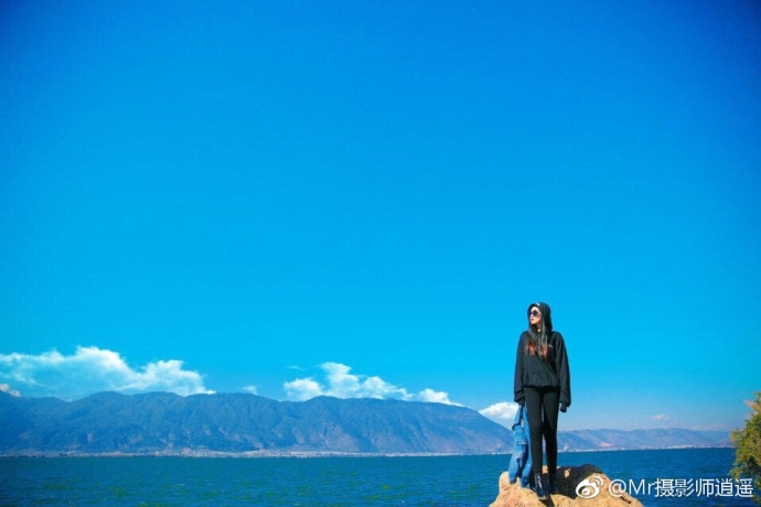 唯美美女大理洱海人像旅行摄影图片 7