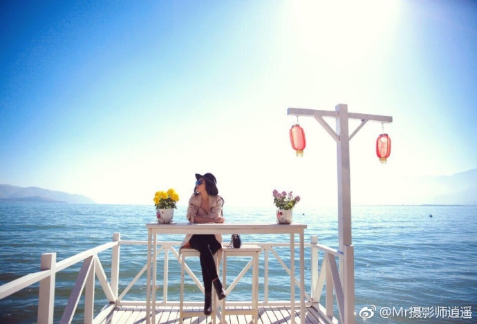 唯美美女大理洱海人像旅行摄影图片 9