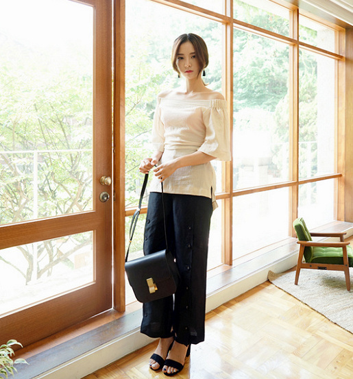 网络美女照片:夏日的清新混搭法 5