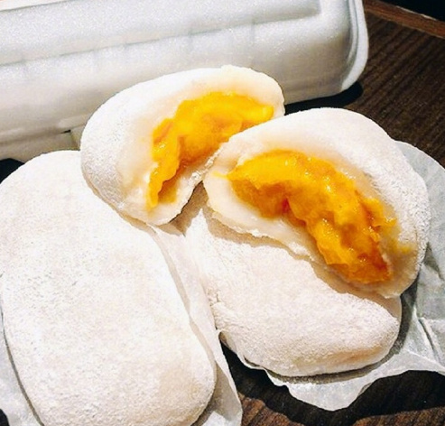 零食小吃图片:芒果糯米糍图片 7