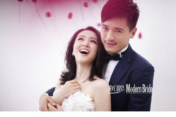 高颜值明星夫妇董璇高云翔婚纱图片 2