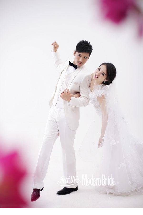 高颜值明星夫妇董璇高云翔婚纱图片 8