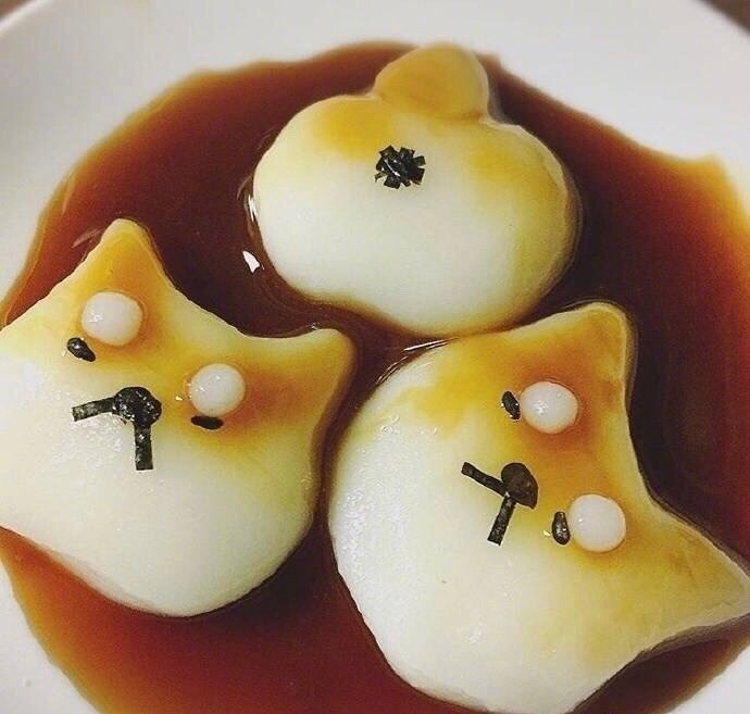 小吃图片_超Q的柴犬丸子图片