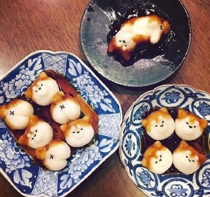 小吃图片_超Q的柴犬丸子图片 2