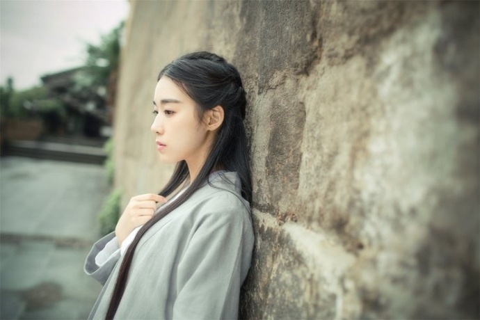 清纯美女重庆大学校花宁心古风写真 2