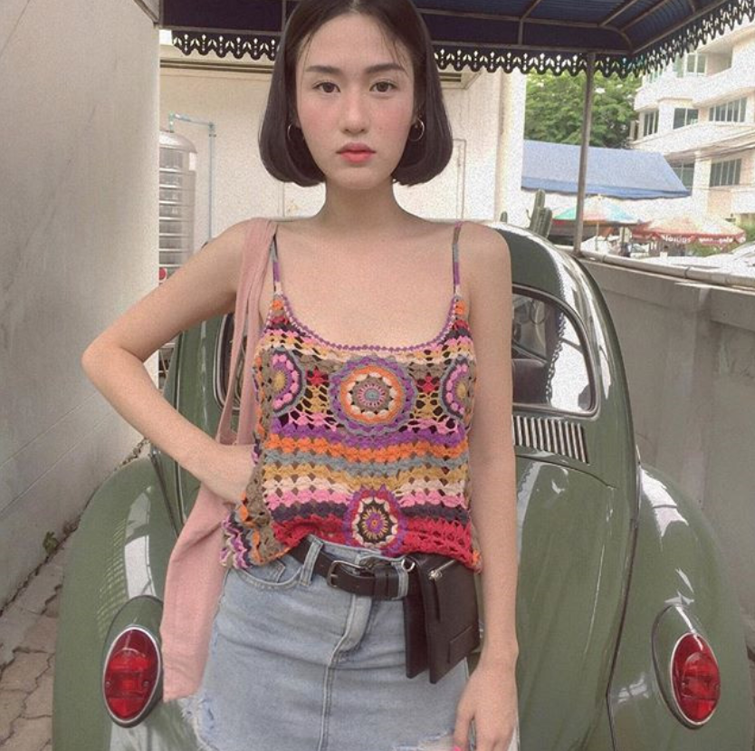 泰国女孩gracebuchita穿搭简单又时髦的穿衣搭配技 5