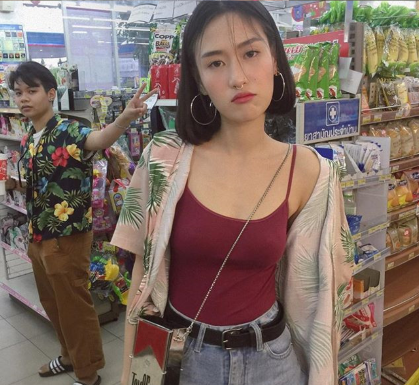 泰国女孩gracebuchita穿搭简单又时髦的穿衣搭配技 6