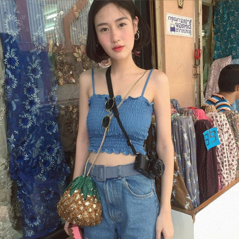 泰国女孩gracebuchita穿搭简单又时髦的穿衣搭配技 8