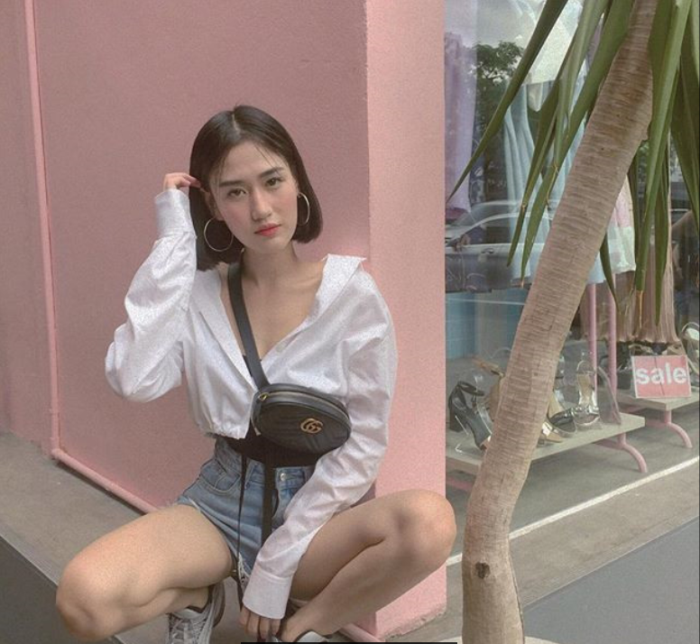泰国女孩gracebuchita穿搭简单又时髦的穿衣搭配技 9