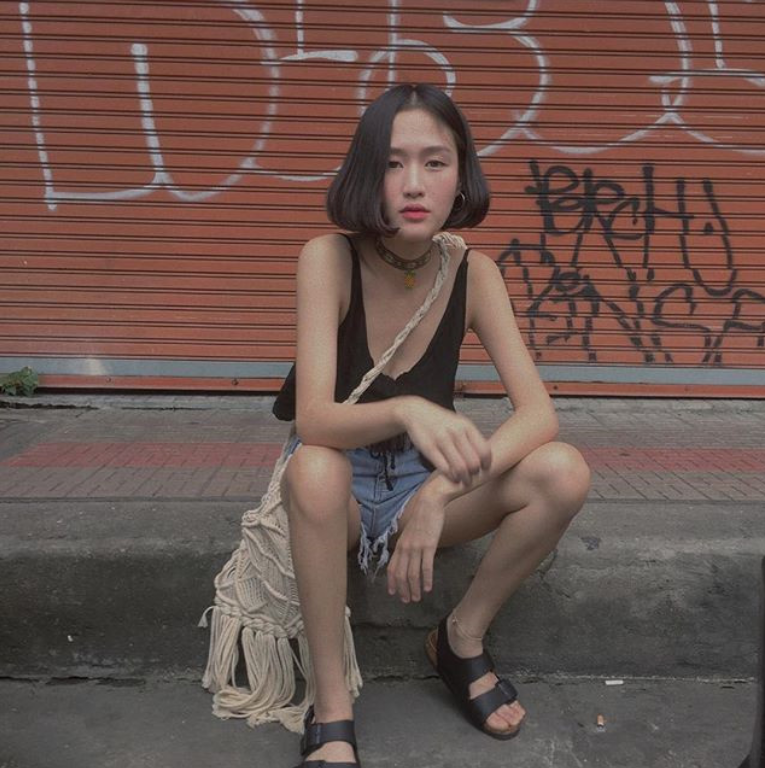 泰国女孩gracebuchita穿搭简单又时髦的穿衣搭配技 14