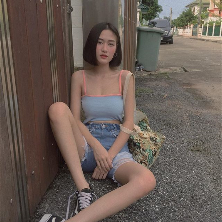 泰国女孩gracebuchita穿搭简单又时髦的穿衣搭配技 15