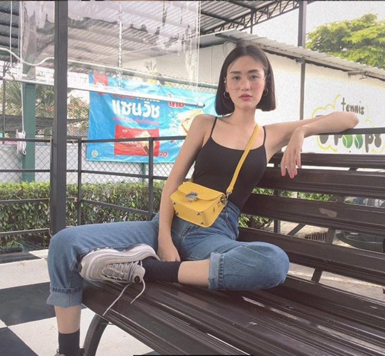 泰国女孩gracebuchita穿搭简单又时髦的穿衣搭配技 16