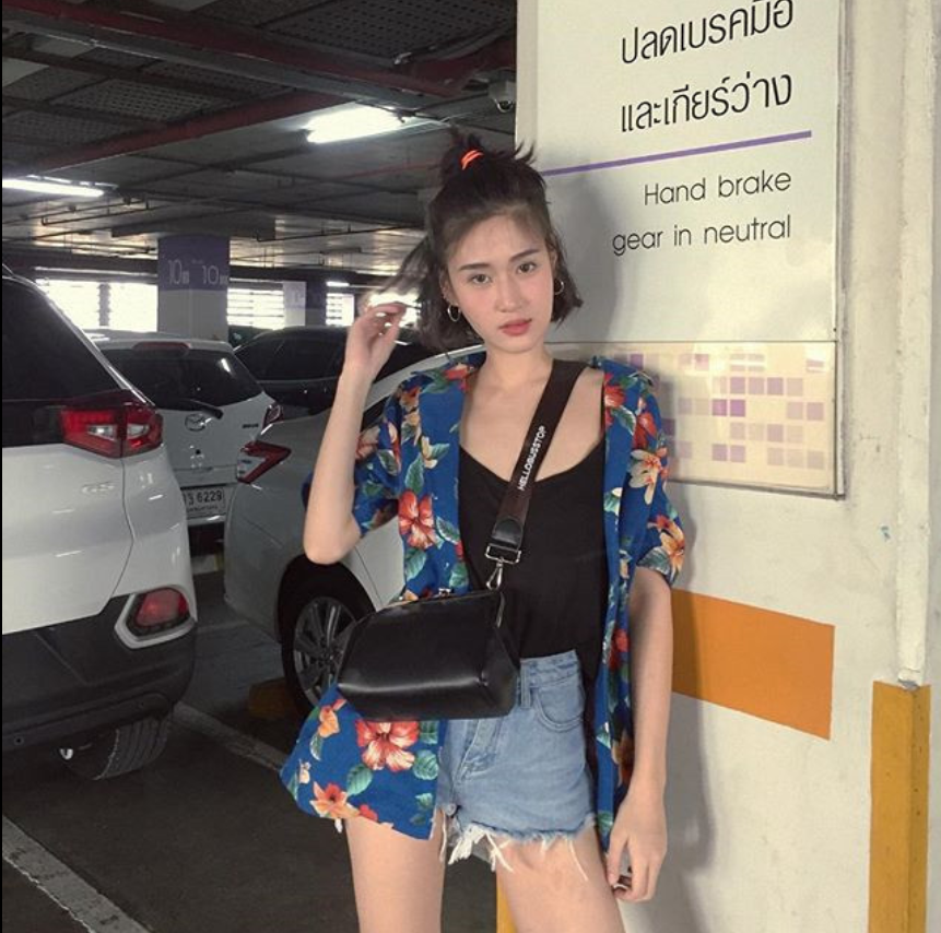 泰国女孩gracebuchita穿搭简单又时髦的穿衣搭配技 17