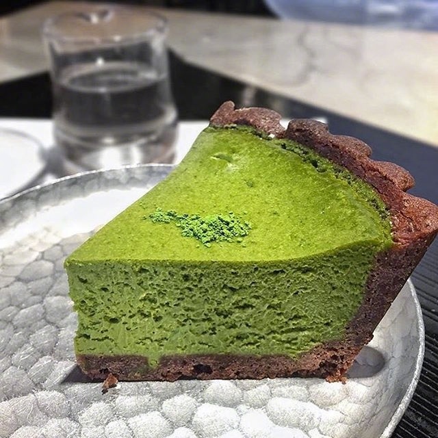 下午茶抹茶甜品图片
