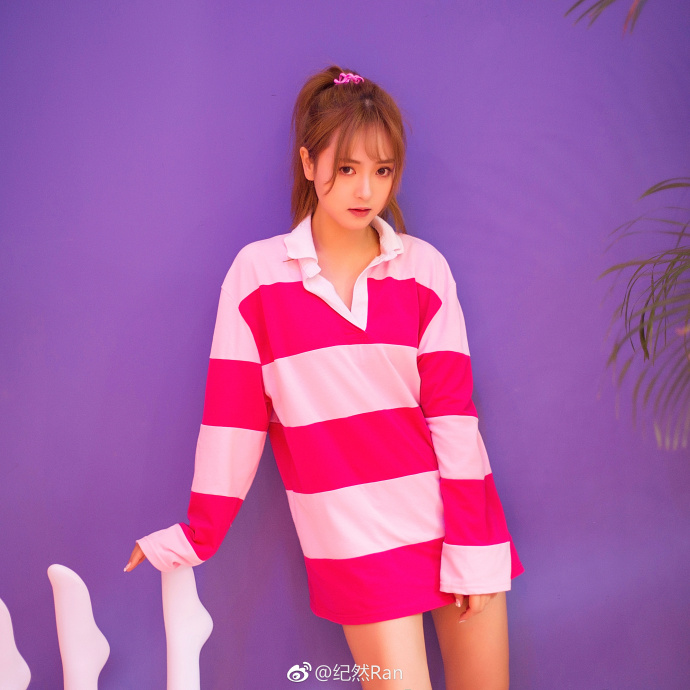 很高兴遇见你Pink girlLikeGirls-窦鹤鑫清纯美女图片 2