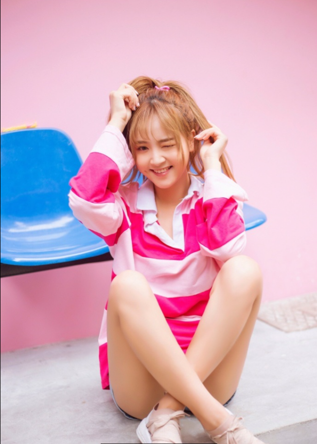 很高兴遇见你Pink girlLikeGirls-窦鹤鑫清纯美女图片 9