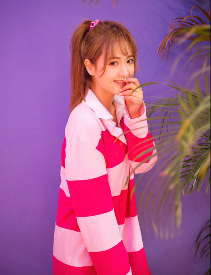 很高兴遇见你Pink girlLikeGirls-窦鹤鑫清纯美女图片 10