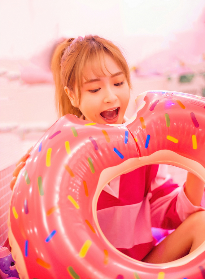 很高兴遇见你Pink girlLikeGirls-窦鹤鑫清纯美女图片 13