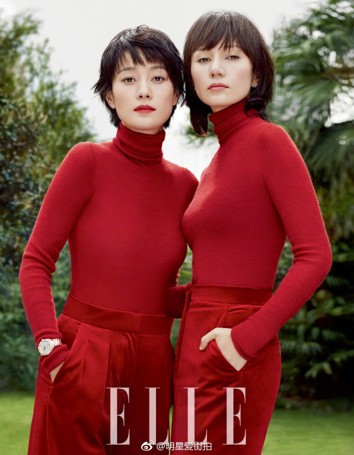 美女明星马伊琍袁泉一种闺蜜两样人生《ELLE》十 4