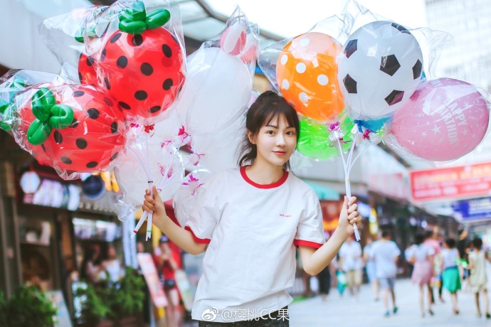 樱桃小丸子清纯可爱美女日常图片 8