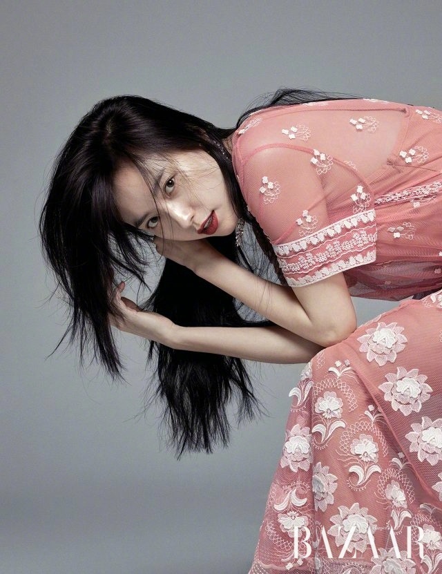韩国美女明星韩孝周韩国版芭莎十月画报 6