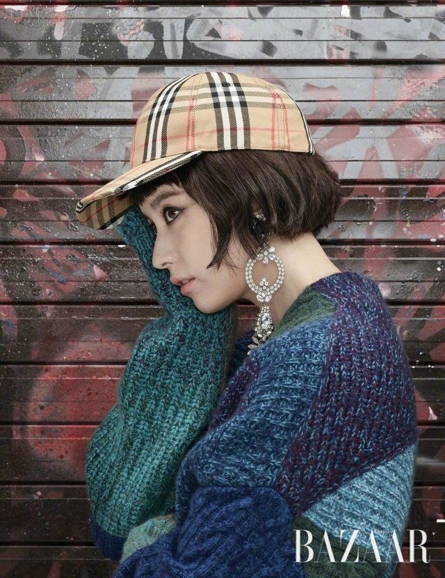 韩国美女明星韩孝周韩国版芭莎十月画报 9