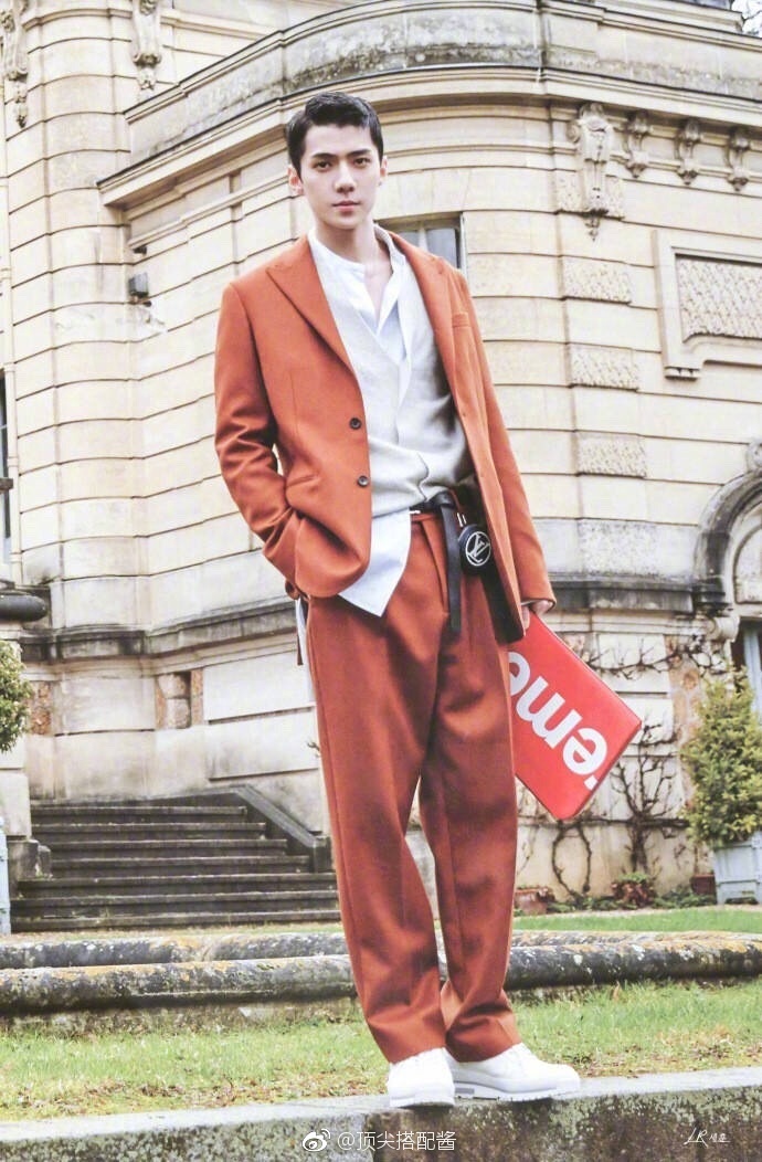 韩国男明星帅哥exo吴世勋壁纸迷妹右上打call 3