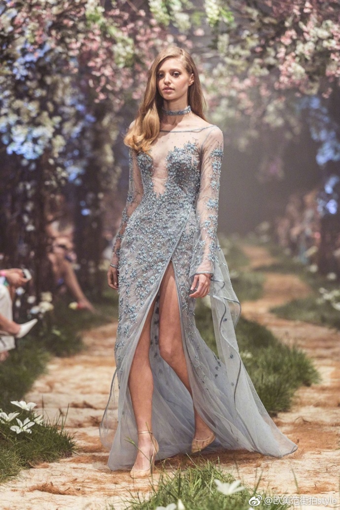 欧美美女模特演绎Paolo Sebastian 2018春夏迪士尼童话 9
