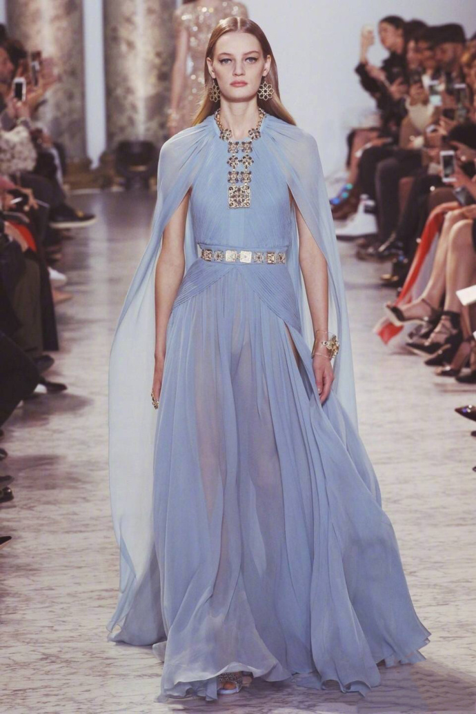 欧美美女迪拜的名媛Elie Saab 2017秋冬高级成衣图片 2