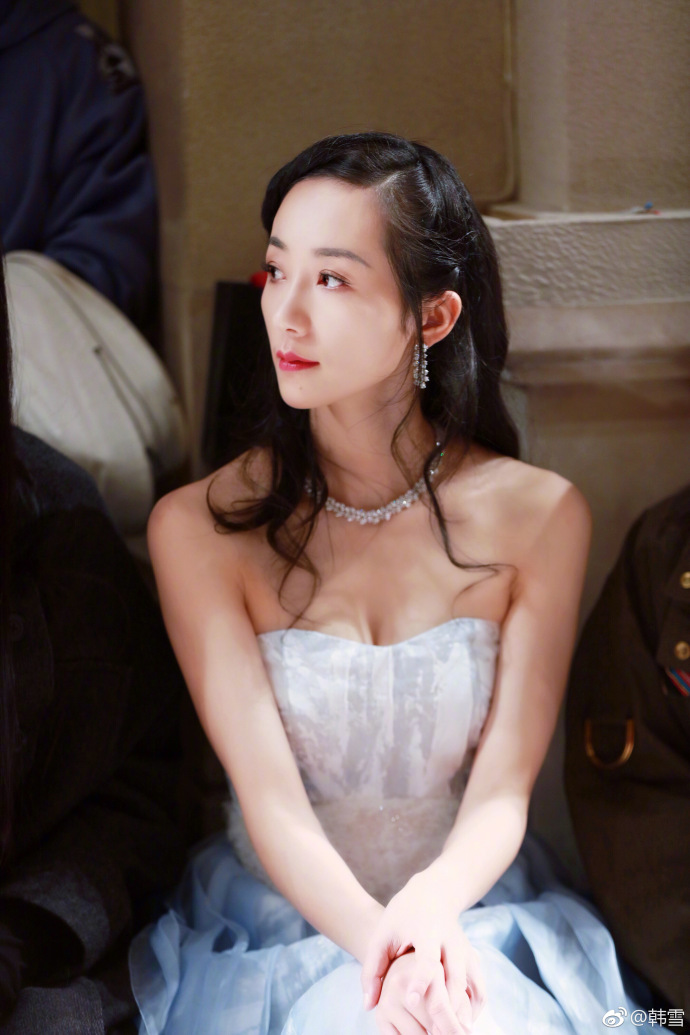 中国女演员韩雪清纯看秀图片 5