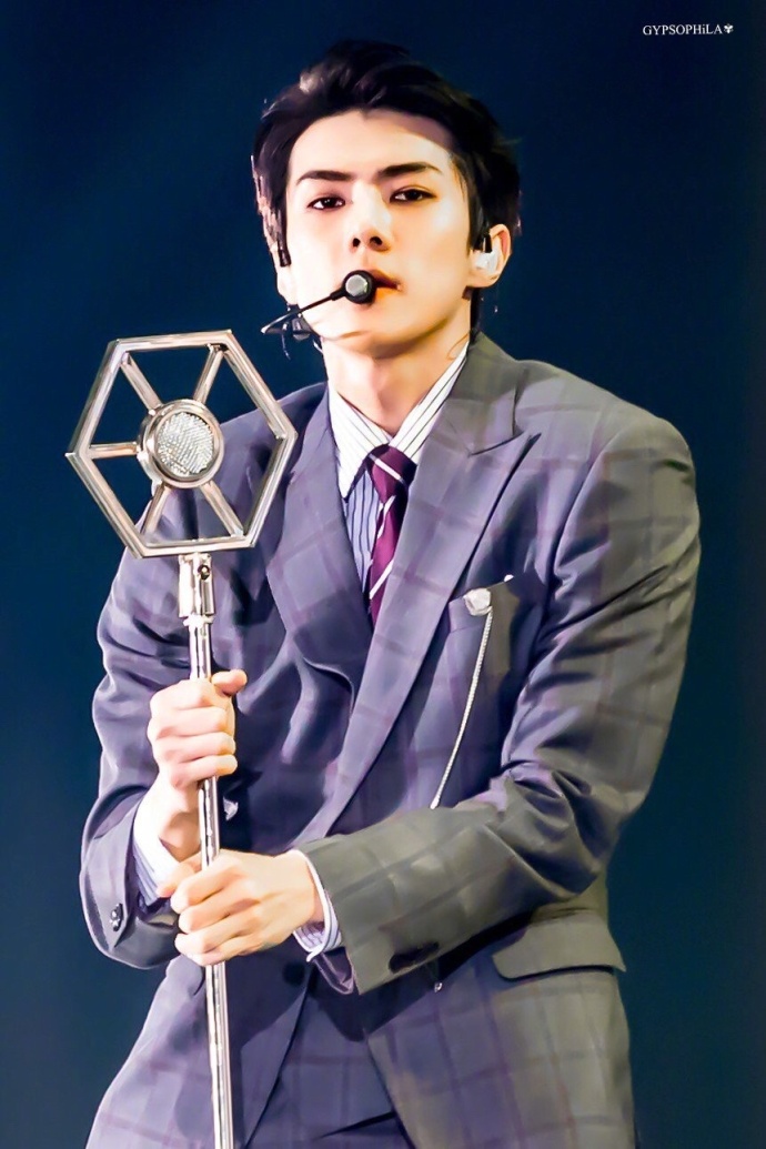 韩国男明星帅哥exo成员吴世勋舞台图片 9