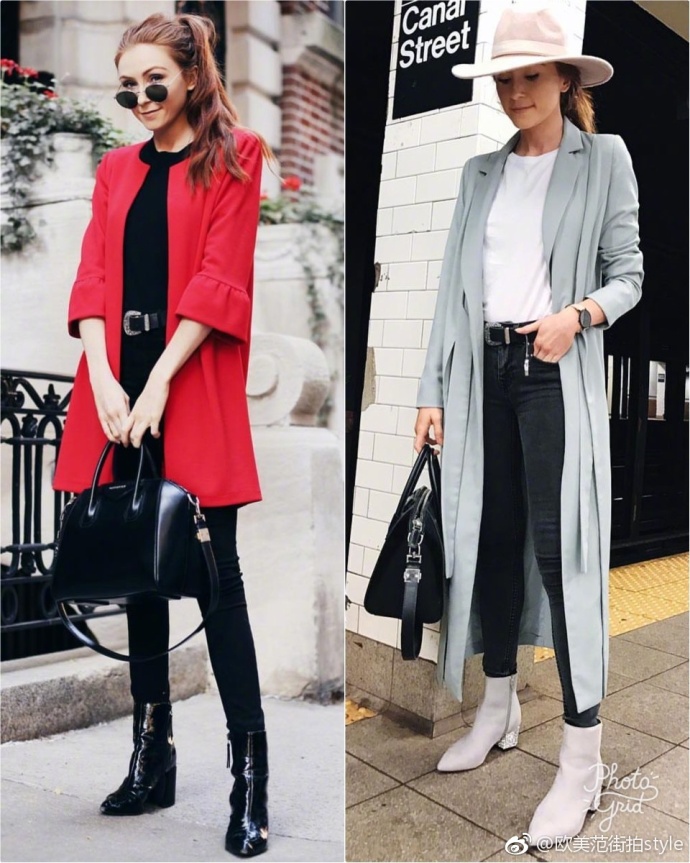 时髦有型的纽约博主retroflame秋冬私服穿衣搭配借 2