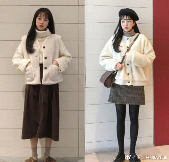 冬日可爱少女风穿搭风格