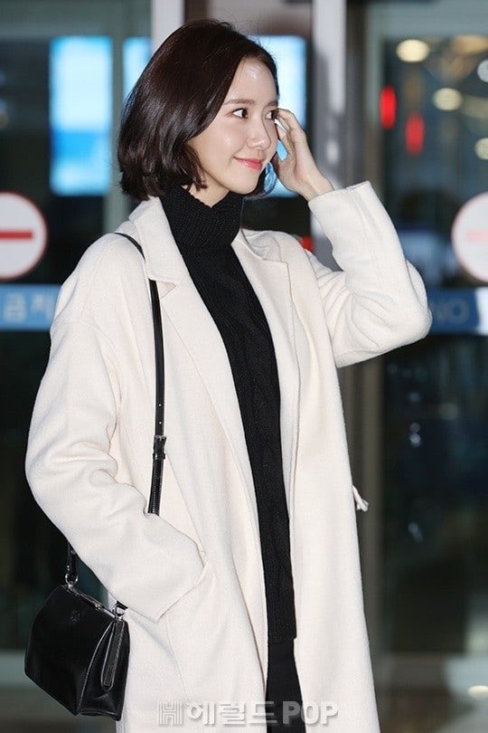 韩国女团少女时代允儿仁川机场前往塞班岛参加 4