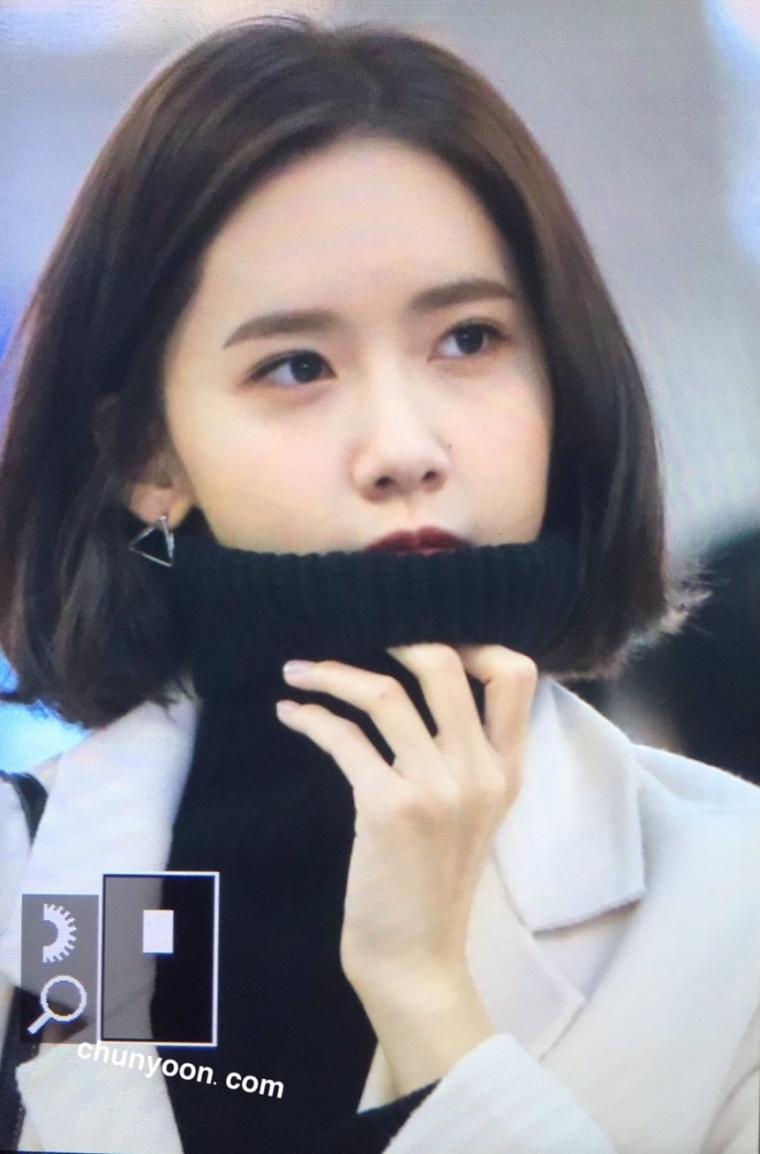 韩国女团少女时代允儿仁川机场前往塞班岛参加 11