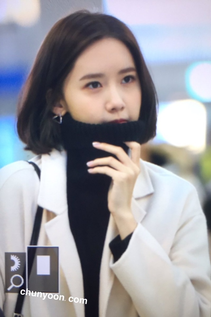 韩国女团少女时代允儿仁川机场前往塞班岛参加 12