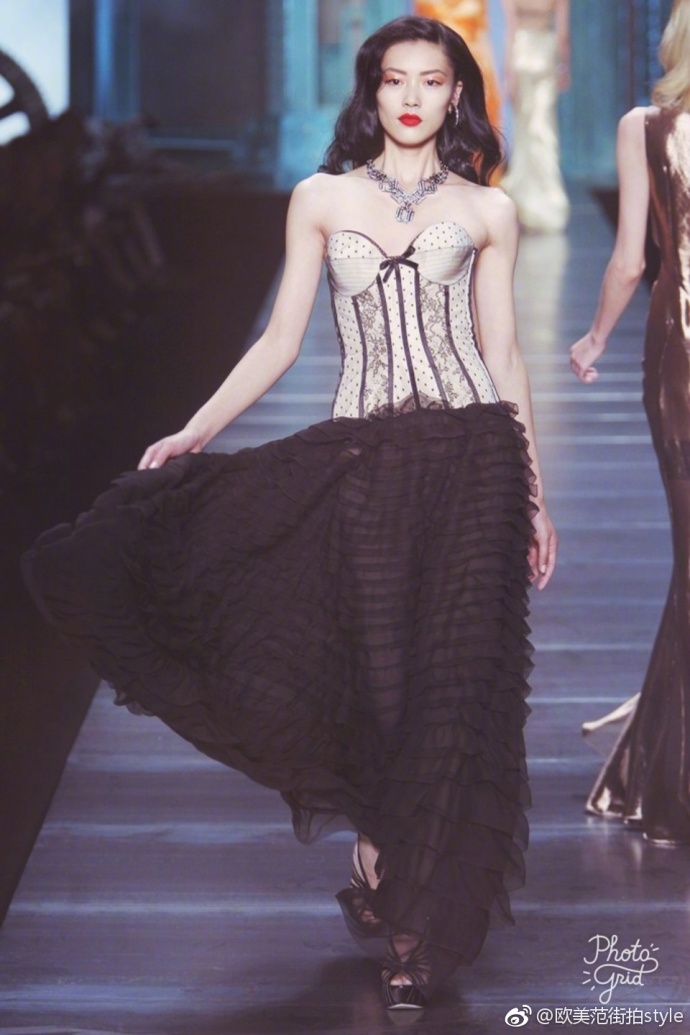 欧美超模演绎Dior好莱坞的风华年代刘雯大表姐好 7