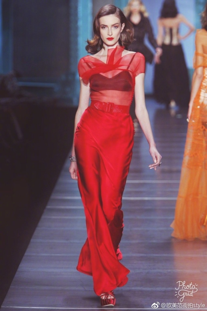 欧美超模演绎Dior好莱坞的风华年代刘雯大表姐好 8