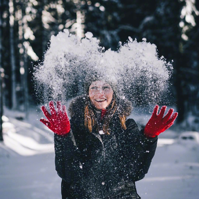 雪景图片_想去北欧看一场大雪风景图片 3