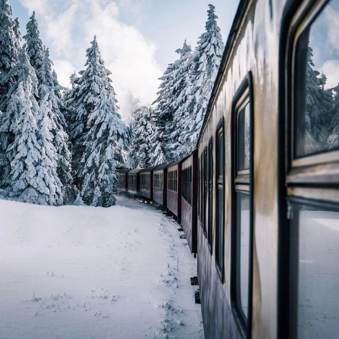 雪景图片_想去北欧看一场大雪风景图片 4
