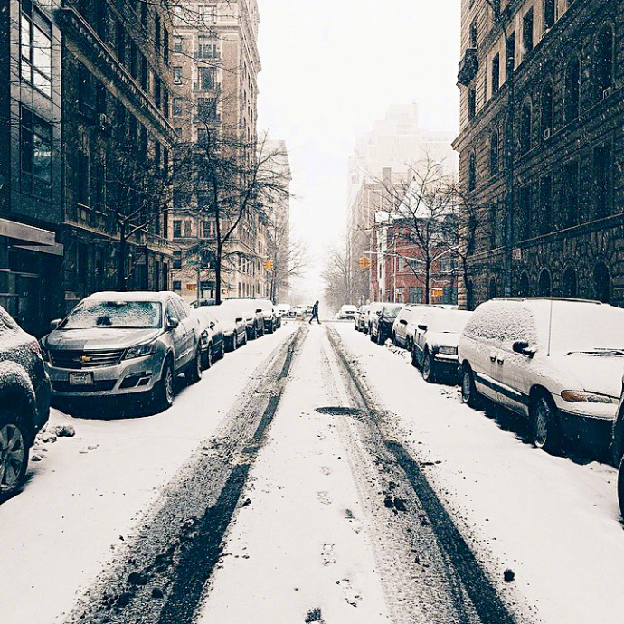 下雪时的风景图片_你的城市下雪了吗