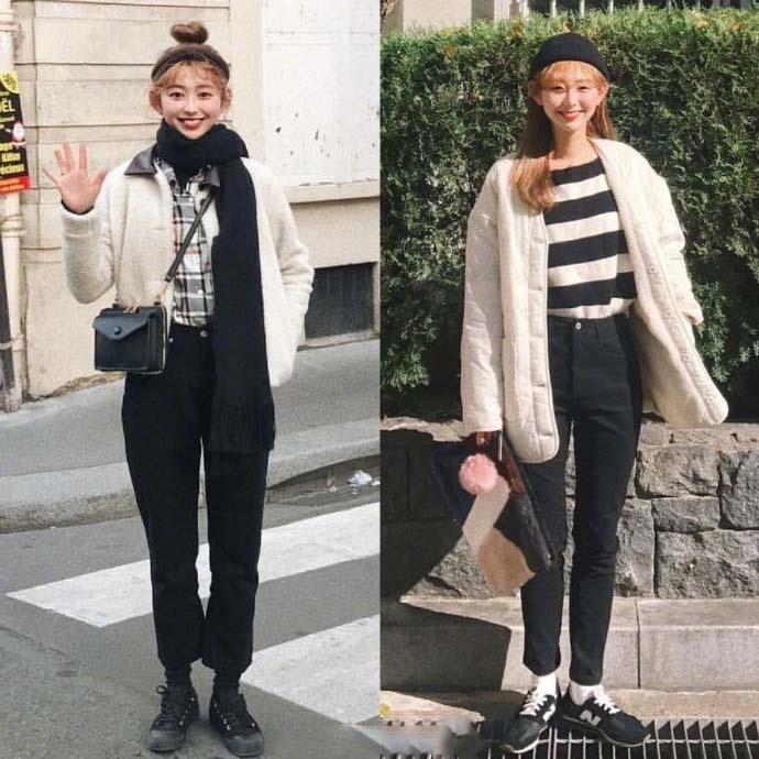 网络美女穿衣搭配参考_冬日活泼青春穿搭 3
