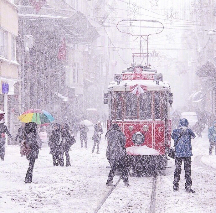 南方孩子羡慕的北方下雪时的雪景图片